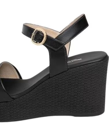 NERO GIARDINI SANDALIA CUÑA 8 CM NEGRO REF 1171474