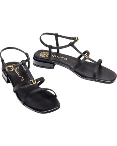 UNISA SANDALIA PIEL CARENA NEGRO