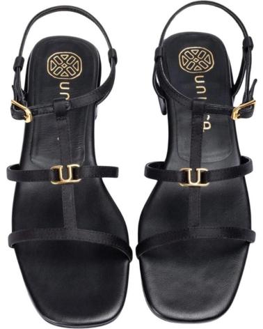 UNISA SANDALIA PIEL CARENA NEGRO