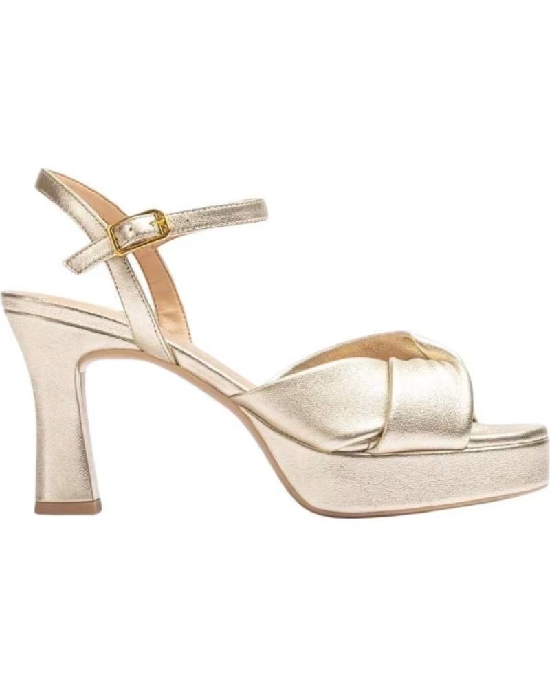 UNISA Sandalias De Tacon Onoa-26-Lmt en plateado para mujer PLATINO