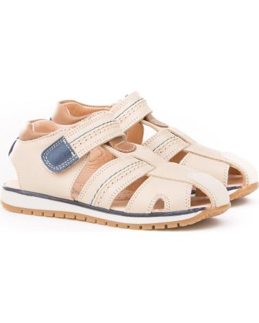 Sandali per Bambino ANGELITOS SANDALIA PIEL 448 BEIGE