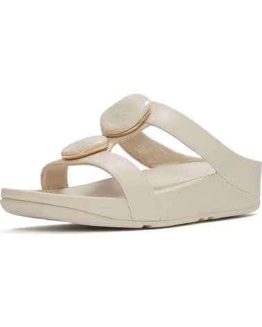 FITFLOP SANDALIAS CON PIEDRAS PARA MUJER BEIGE