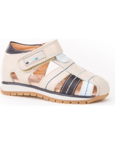 Sandali per Bambina e Bambino ANGELITOS SANDALIA PIEL 450 BEIGE