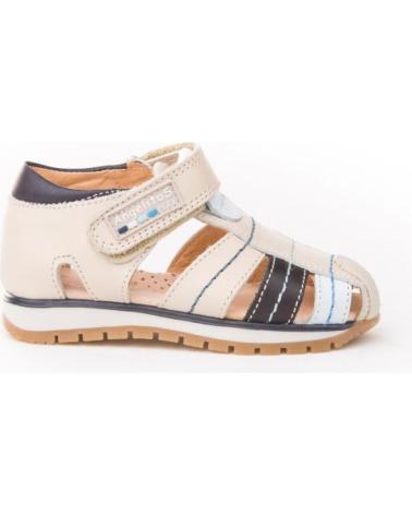 Sandalen für Mädchen und Junge ANGELITOS SANDALIA PIEL 450 BEIGE