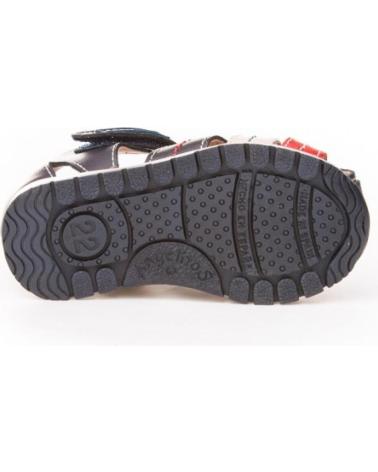 Sandali per Bambina e Bambino ANGELITOS SANDALIA PIEL 450 MARINO