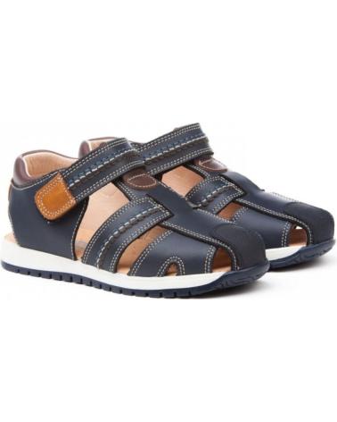 Sandali per Bambino ANGELITOS SANDALIA PIEL 451 MARINO