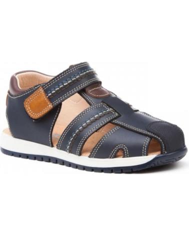 Sandali per Bambino ANGELITOS SANDALIA PIEL 451 MARINO