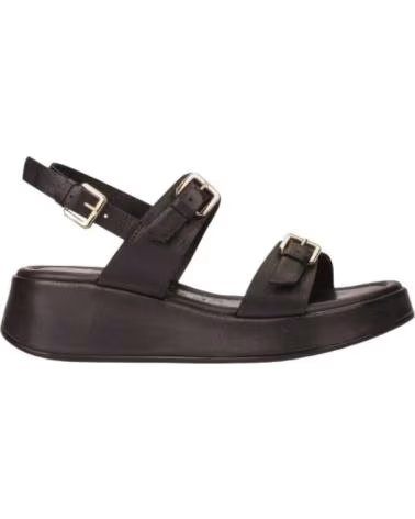 WONDERS YUNA 57 SANDALEN MIT SCHNALLEN IN SCHWARZ NEGRO