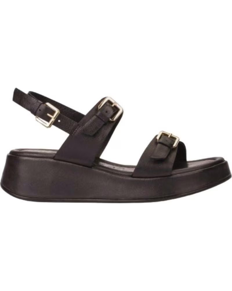 WONDERS YUNA 57 SANDALEN MIT SCHNALLEN IN SCHWARZ NEGRO