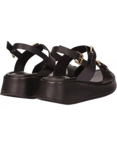WONDERS YUNA 57 SANDALEN MIT SCHNALLEN IN SCHWARZ NEGRO