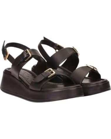 WONDERS YUNA 57 SANDALEN MIT SCHNALLEN IN SCHWARZ NEGRO