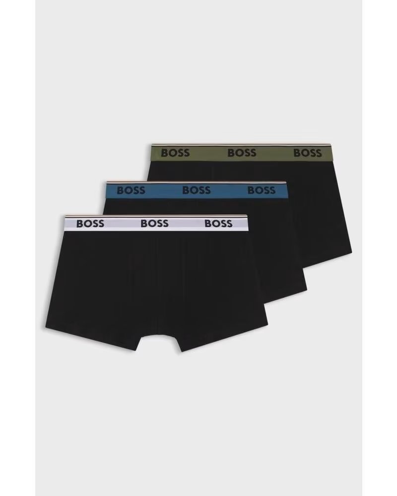 PACK OF 3 BOSS POWER TRUNK BOXERS, REF: 1185556 NEGRO