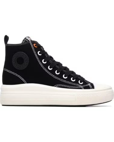SAPATILHAS CASUAIS REFRESH 175062 DE CANO ALTO NEGRO