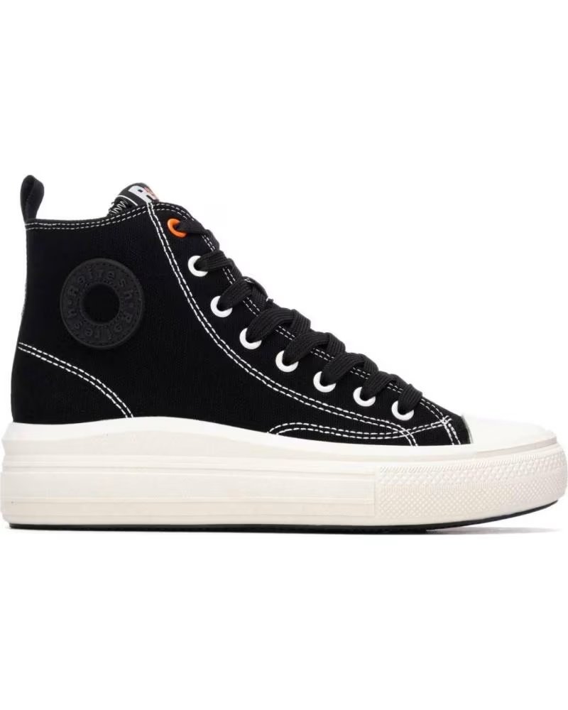 SAPATILHAS CASUAIS REFRESH 175062 DE CANO ALTO NEGRO