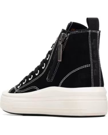 SAPATILHAS CASUAIS REFRESH 175062 DE CANO ALTO NEGRO