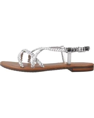 GEOX SANDALEN D SOZY S FÜR DAMEN, FARBE SILBER C1007, REF 1172480