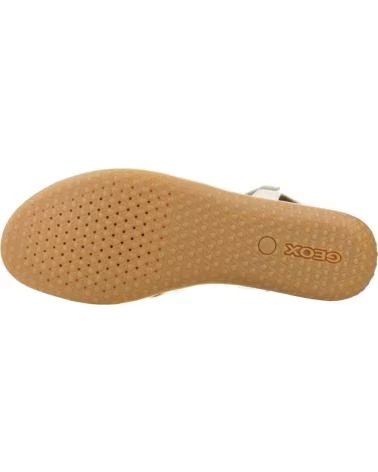 GEOX SANDÁLIAS D55R6B PARA MULHER, COR BEGE, REF 1172557 C1122