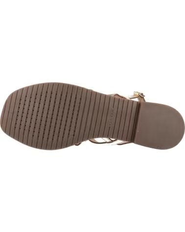 GEOX SANDALIAS D55YFA PARA MUJER EN COLOR ORO C2012