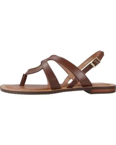 GEOX SANDALES D55YFC FEMME MARRON RÉF 1172490 C5006