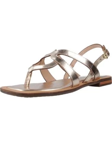 GEOX SANDÁLIAS D SOZY QC MULHER COR OURO REF 1172563 C2012