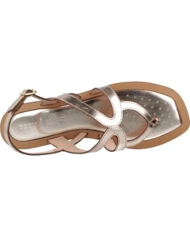 GEOX SANDÁLIAS D SOZY QC MULHER COR OURO REF 1172563 C2012