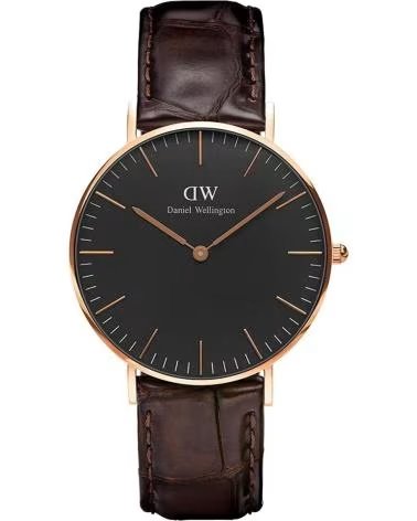 DANIEL WELLINGTON OROLOGIO DW00100140 MARRONE MARRON
