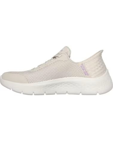 SKECHERS 124836 SLIP-INS CASUAL SNEAKERS FOR WOMEN BEIGE