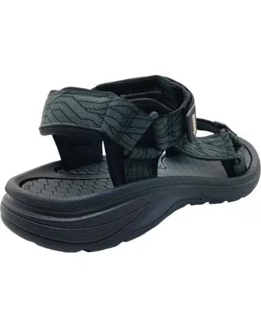 SANDALIAS TREKKING MTNG 84660 AJUSTABLES NYLON NEGRO C59810 - PRINT STRIP