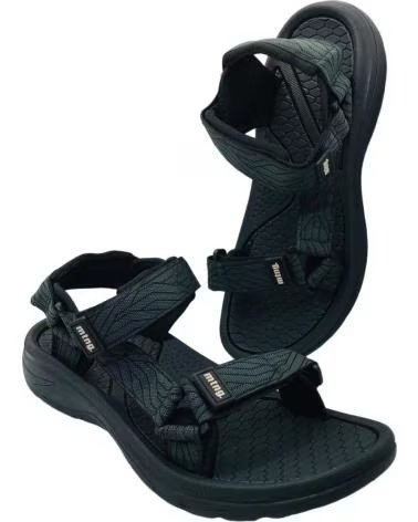 SANDALIAS TREKKING MTNG 84660 AJUSTABLES NYLON NEGRO C59810 - PRINT STRIP
