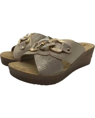 INBLU SANDALIA CUNA CONFORT MUJER GO000016 ARENA