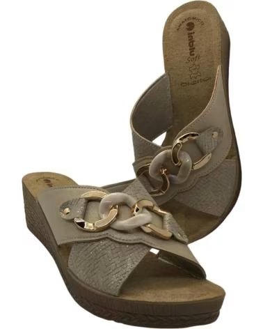 INBLU SANDALIA CUNA CONFORT MUJER GO000016 ARENA