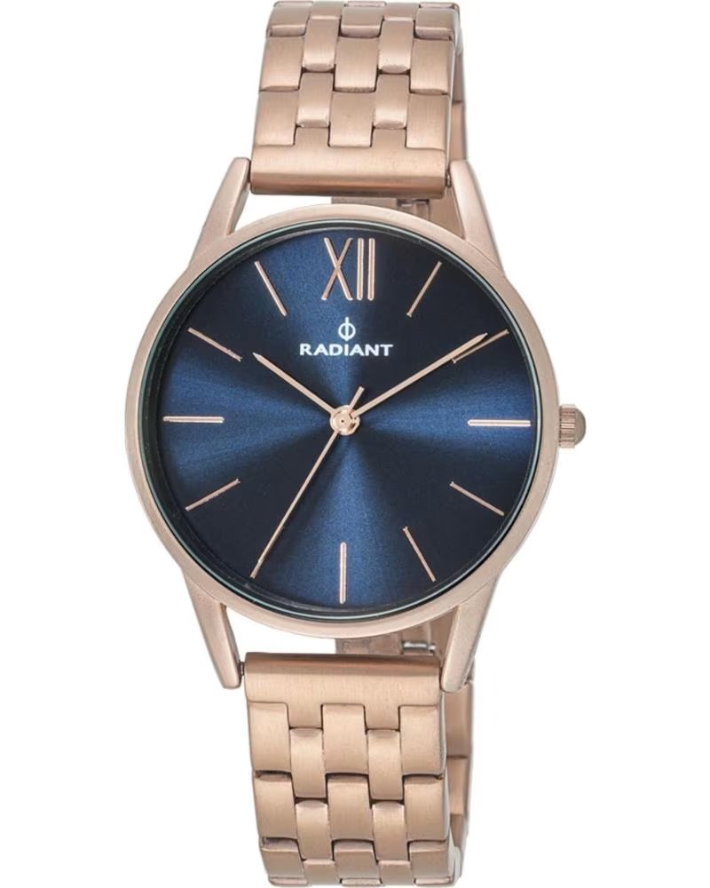 RADIANT OROLOGIO RA438202 QUADRANTE BLU CINTURINO METALLO ROSATO RIF 1172400 ROSADO