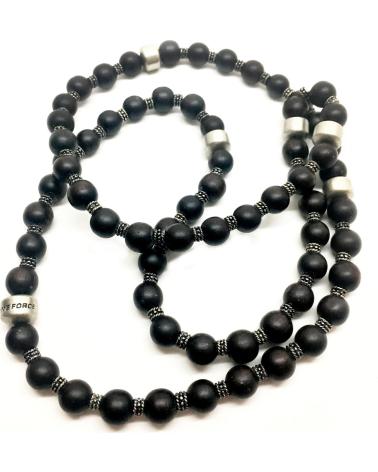 TIME FORCE COLLAR TJ1010C03 CON CUENTAS NEGRAS