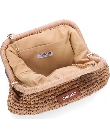 CHIKA10 BOLSA BAG 01 COURO TAN - REF: 1172839/1172912 CUERO-TAN