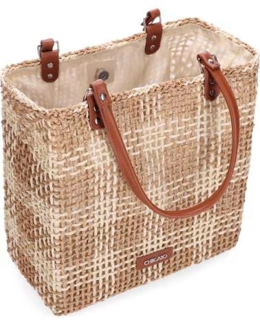 CHIKA10 BOLSA DESIERTO 01 COURO-TAN 1172915 CUERO-TAN