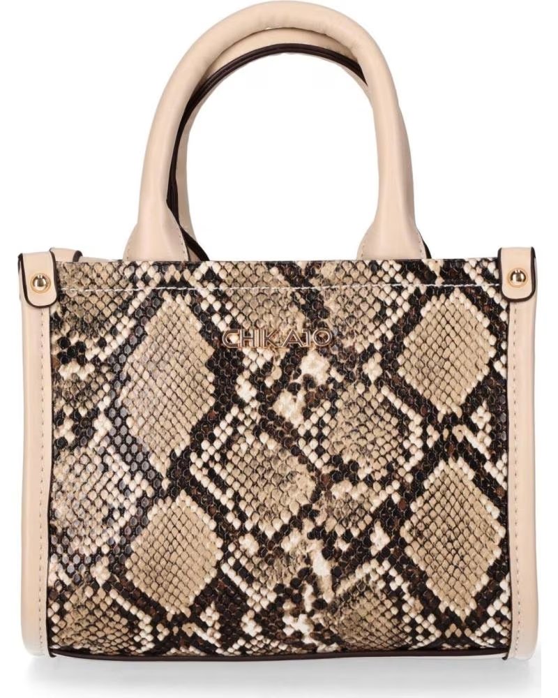 CHIKA10 BORSA SNAKE 01 BEIGE RIF 1172852 BEIG-BEIGE