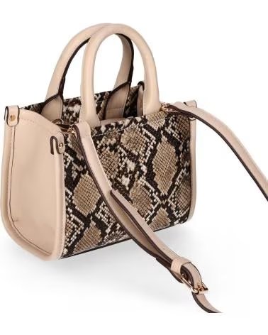 CHIKA10 BORSA SNAKE 01 BEIGE RIF 1172852 BEIG-BEIGE