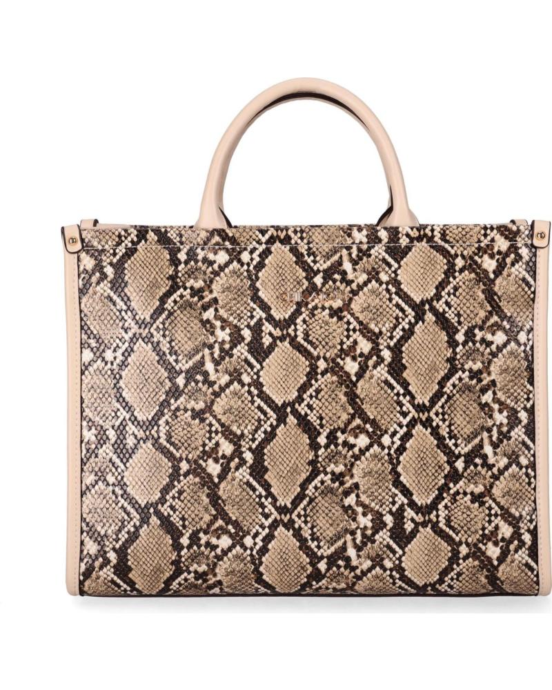CHIKA10 BOLSO SNAKE 03 ESTAMPADO SERPIENTE REF 1172863 BEIG-BEIGE