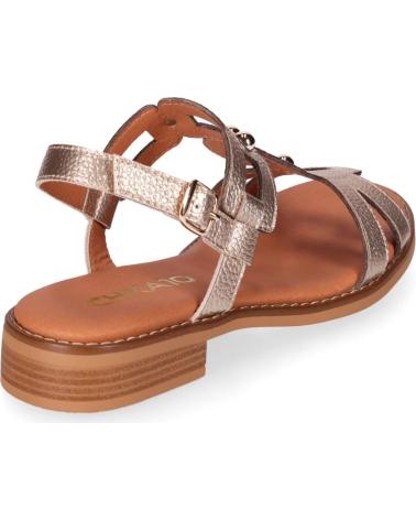 CHIKA10 SANDALIA PLANA PARA MUJER MILENA 02 COLOR PLATINO METAL