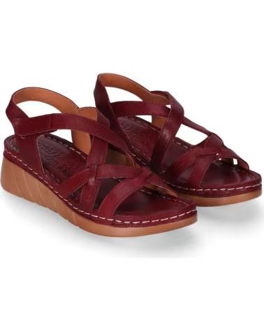 CHIKA10 SANDALIAS CUÑA RE LAX 03 BURDEOS REF 1172877 BURDEOS-BURGUNDY