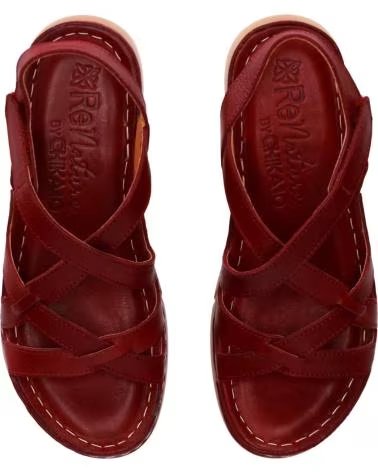 CHIKA10 SANDALIAS CUÑA RE LAX 03 BURDEOS REF 1172877 BURDEOS-BURGUNDY