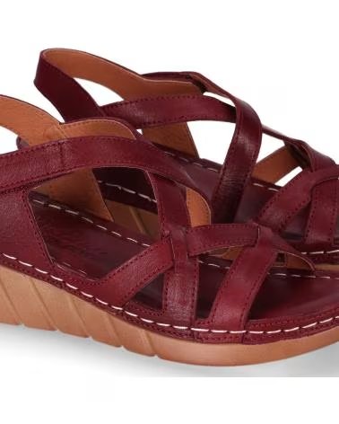 CHIKA10 SANDALIAS CUÑA RE LAX 03 BURDEOS REF 1172877 BURDEOS-BURGUNDY