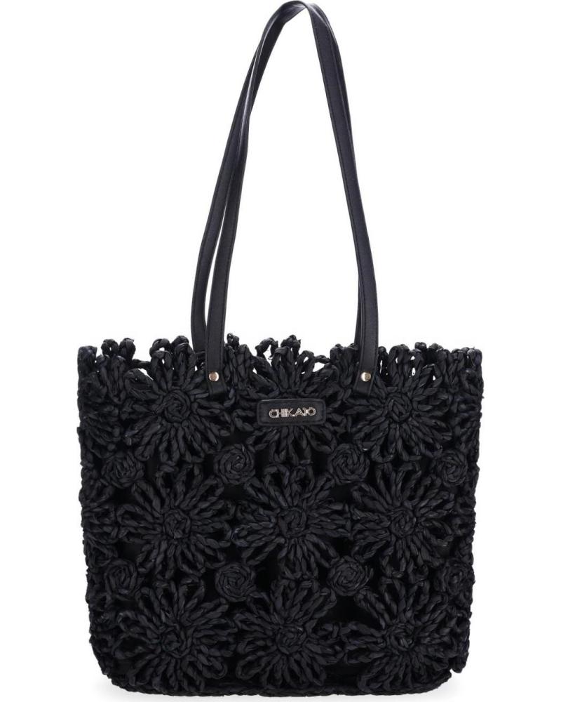 CHIKA10 BOLSO CAPAZO 01 NEGRO REF 1172886/1172958 NEGRO-BLACK