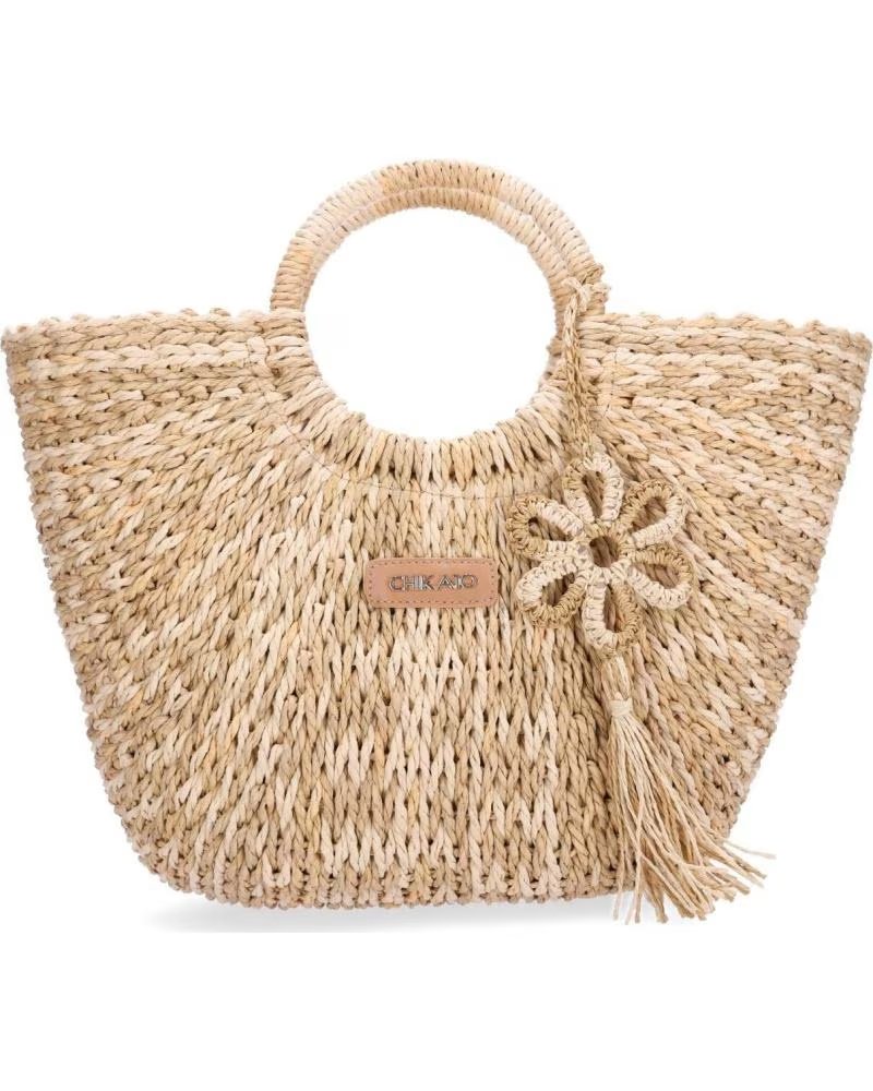 CHIKA10 BORSA CESTINO RIF 1172889/1172961 BEIG-BEIGE