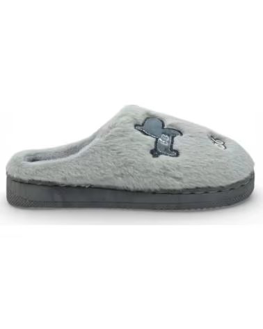 CHINELOS DE CASA TIMBOS PARA MULHER MODELO 132394 CINZENTO GRIS