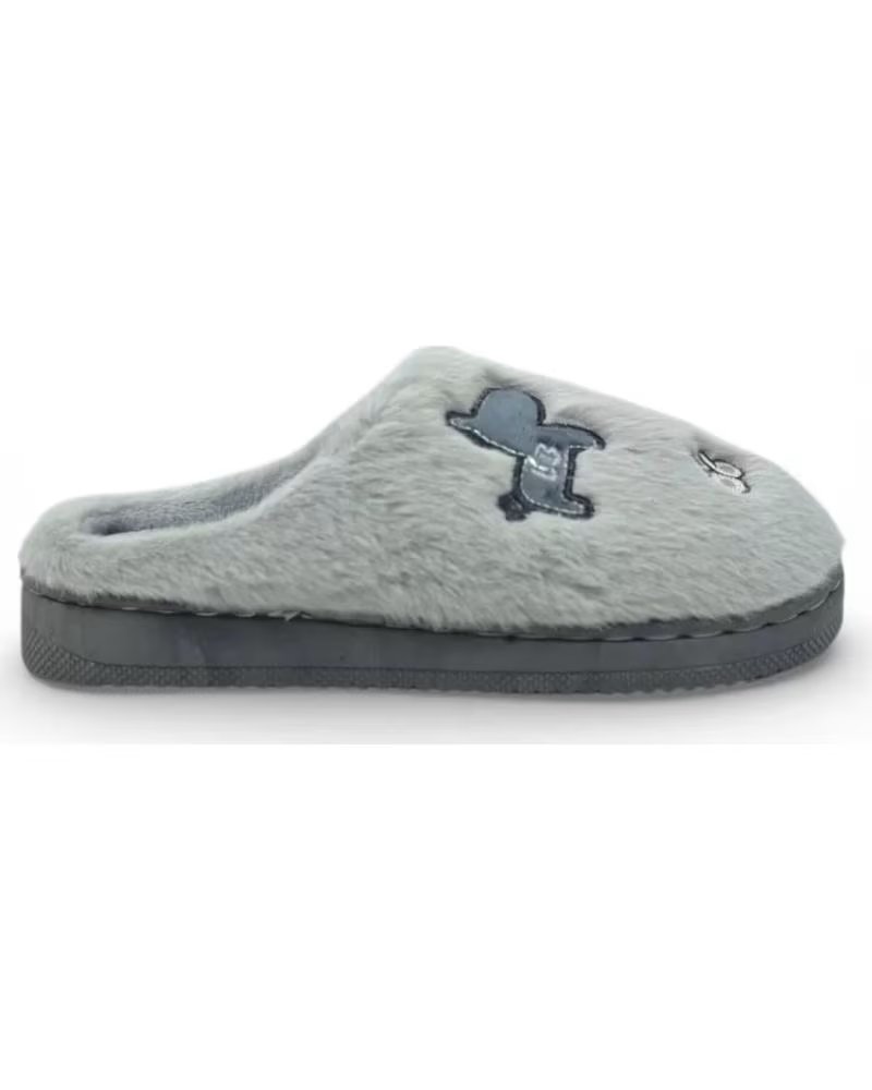 CHINELOS DE CASA TIMBOS PARA MULHER MODELO 132394 CINZENTO GRIS