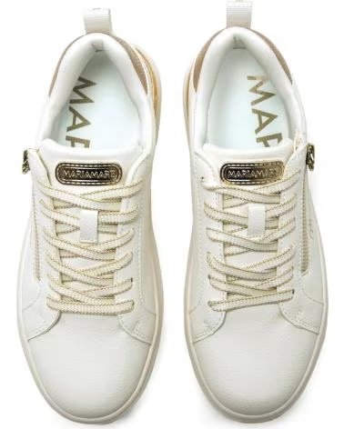 BASKETS CASUAL MARIA MARE 68660 AVEC FERMETURE ÉCLAIR BLANCO