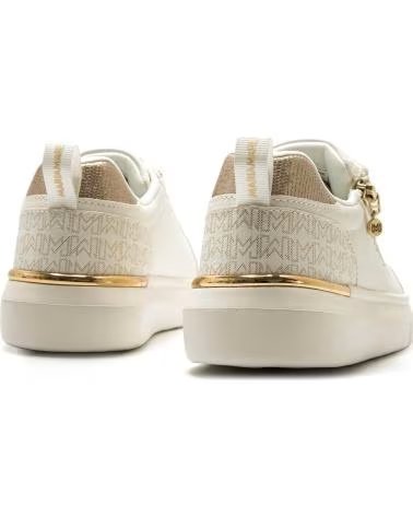 BASKETS CASUAL MARIA MARE 68660 AVEC FERMETURE ÉCLAIR BLANCO