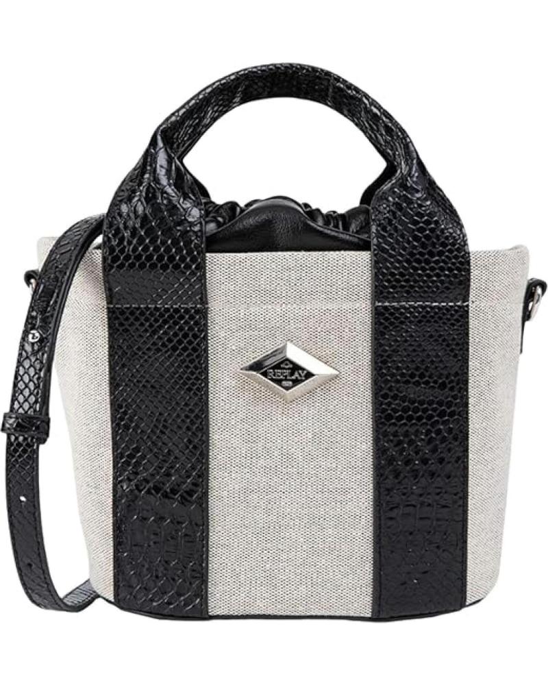 REPLAY BOLSO MUJER FW3853 NEGRO