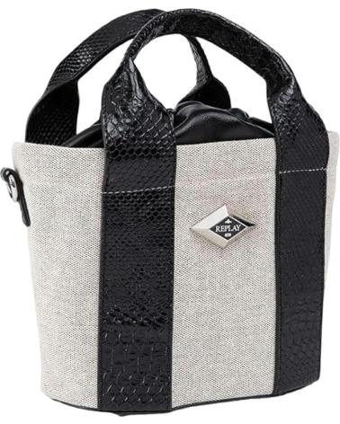 REPLAY BOLSO MUJER FW3853 NEGRO
